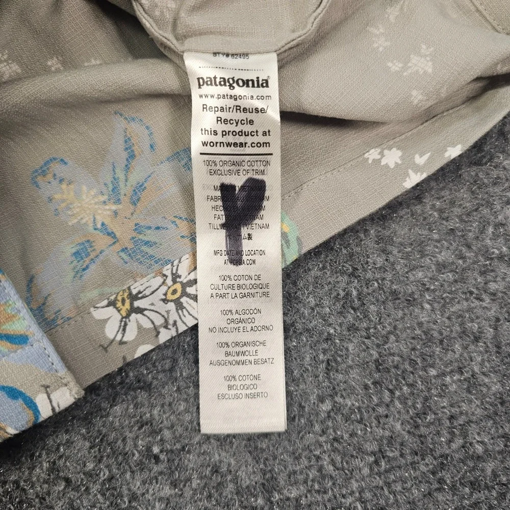 Patagonia Pataloha Kids XXL Hawaiian Organic Cotton Shirt STY62495‎ FA23